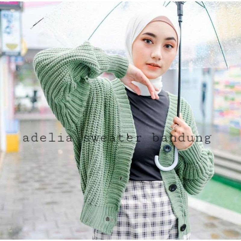 Eireen Cardigan Crop Premium | Nacara Outer Kardigan Wanita tipe 7Get Special