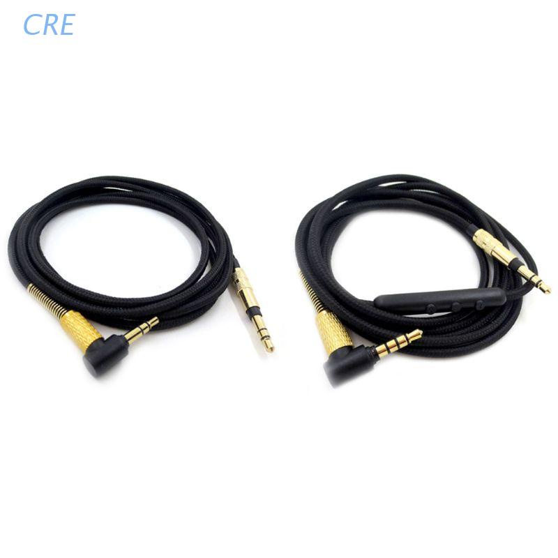 Cre Kabel Headphone Audio-Cable Untuk Skull candy Hesh 2.0 Crusher Grind Dengan Kontrol Volume + Mic