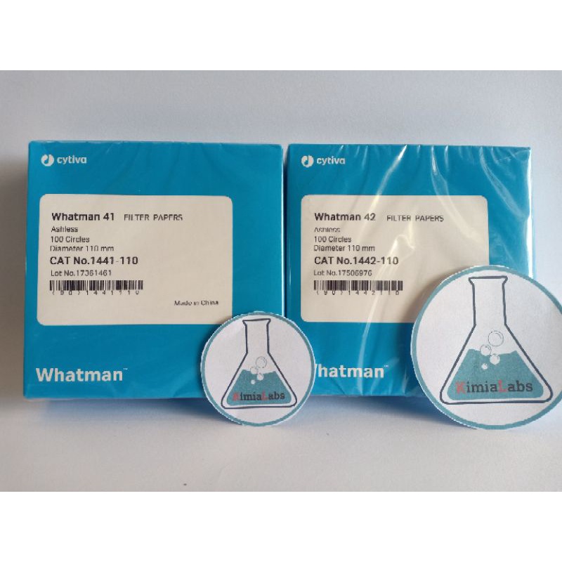 Kertas saring whatman Diameter 110mm no 40 | 41 | 42