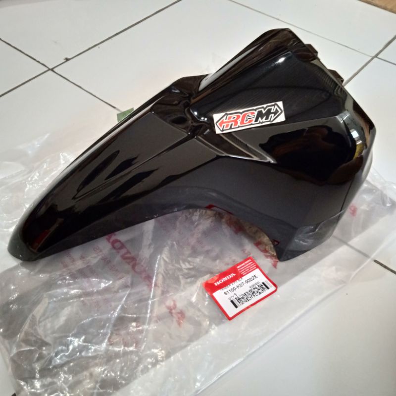 SPAKBOR SELEBOR SLEBOR DEPAN SEPAKBOR FENDER FRONT HONDA BLADE  NEW 125 F1 WARNA HITAM ORI ORIGINAL ASLI HONDA AHM HGP 61100-K07-900ZE