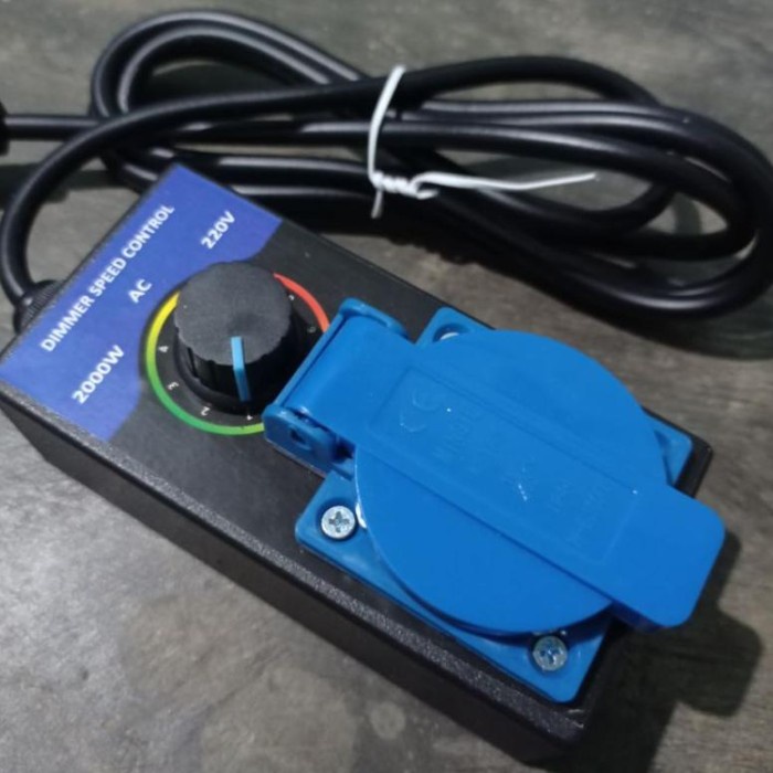 dimmer AC 2000watt pengatur kecepatan mesin bor GURINDA Dinamo blower