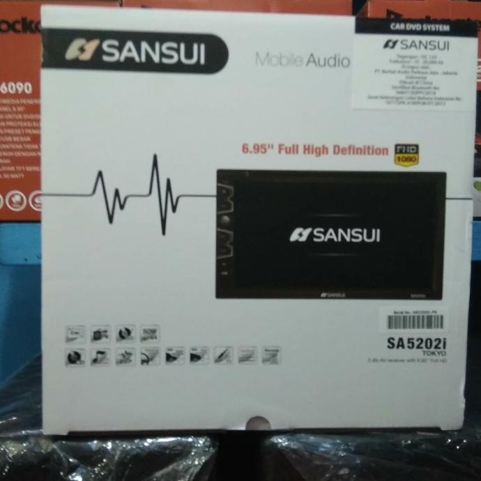 Doubledin Tv Sansui Head Unit Audio Mobil
