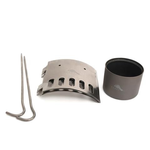 Kompor Camping TOAKS TiStand Alcohol Stove Dual Stand and Windscreen