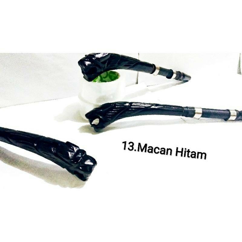 Pahul Gagang Joran Reel Ukir Motif Macan