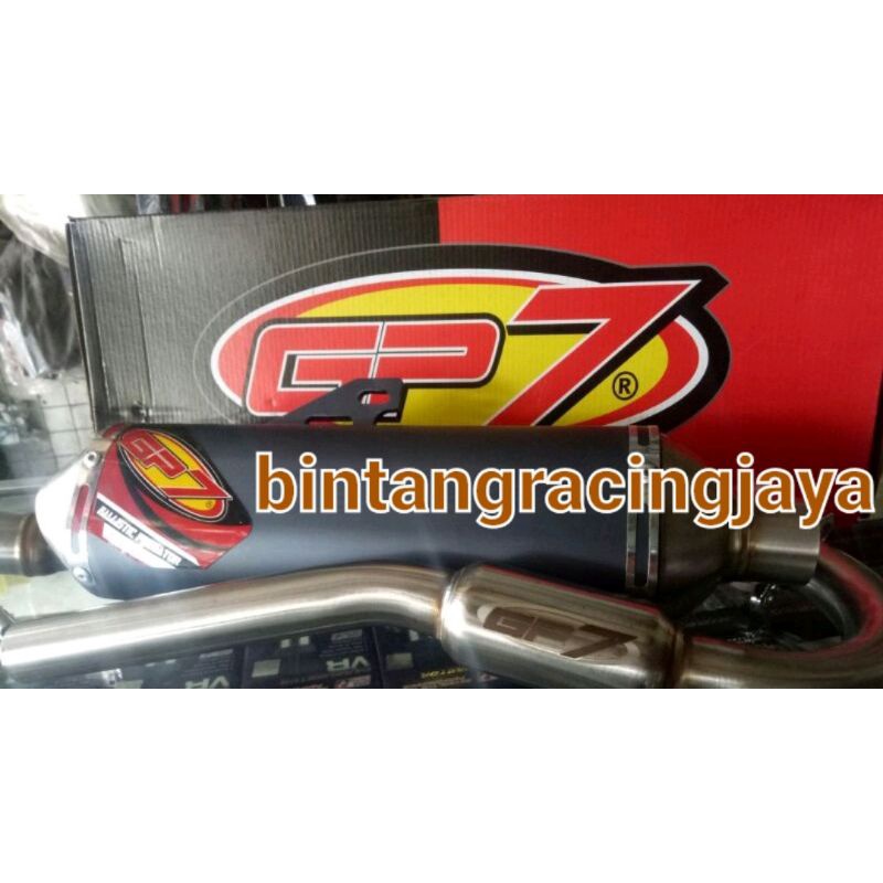 Knalpot GP7 Balistic Predator KLX 150R standard Kompetisi original Gp7