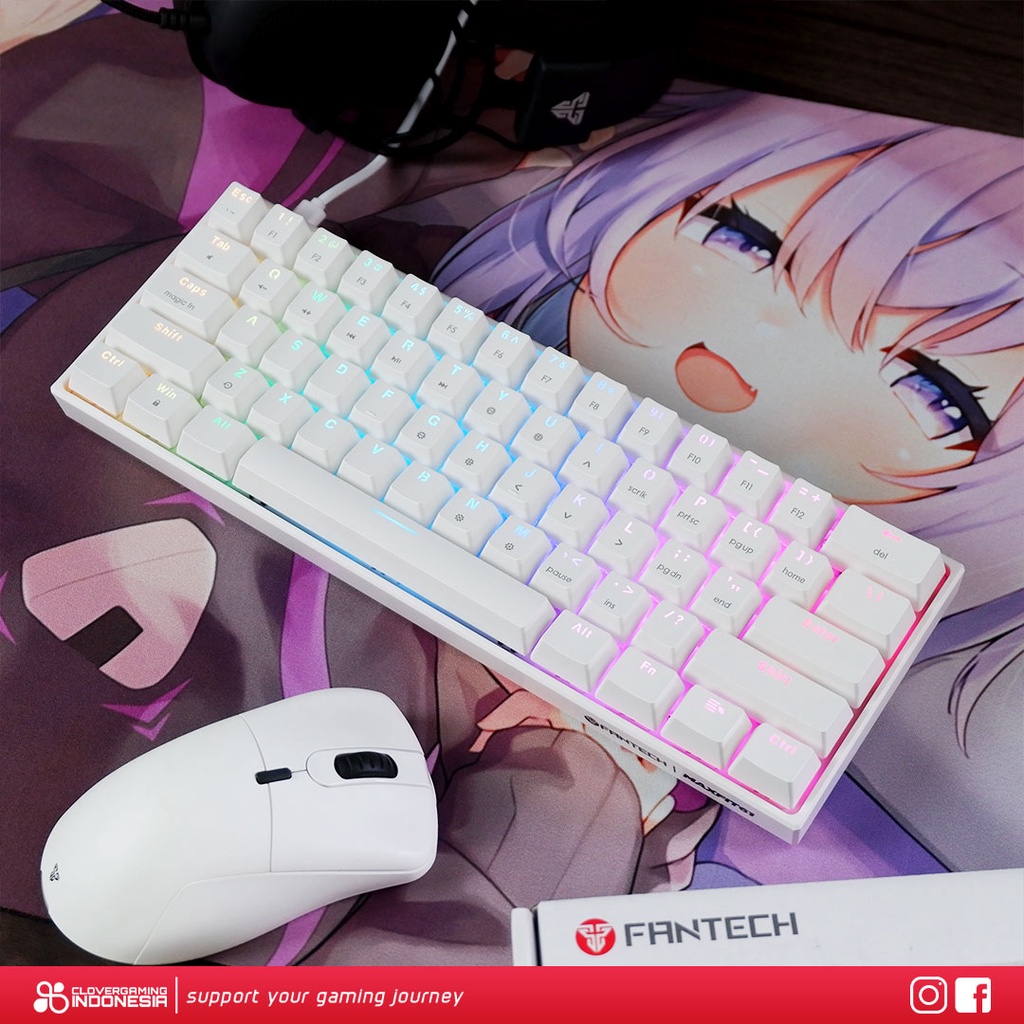 Fantech MAXFIT61 RGB 60% - MAXFIT 61 Mechanical Gaming Keyboard