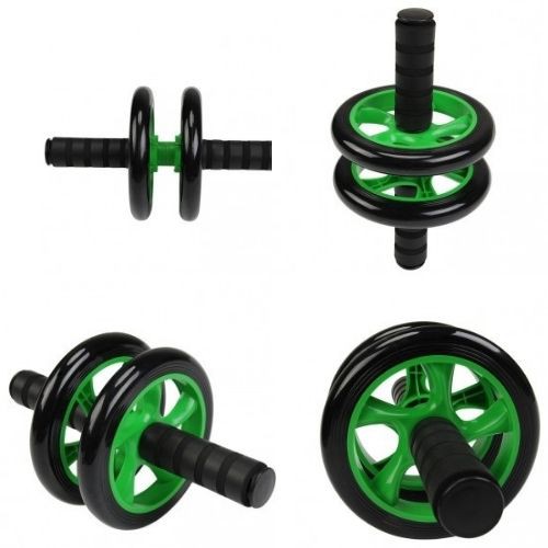 Fitness Roller Alat Gym Body Sixthpack Otot Perut AB Wheel Sport 111140