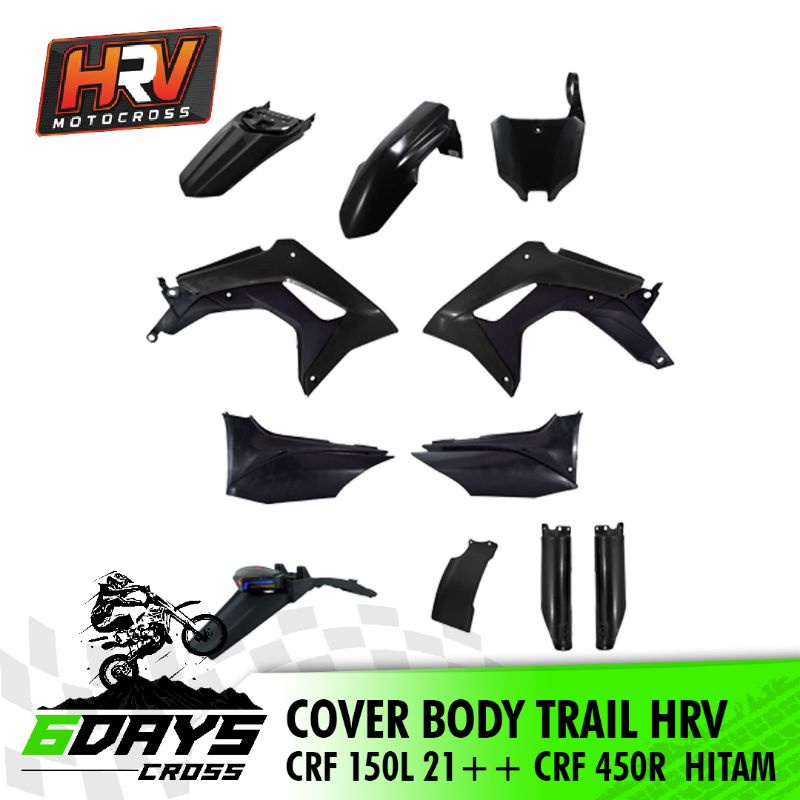 Cover Set Cover Body set Trail HRV CRF 150L 21 ++ CRF 450R (non tangki)