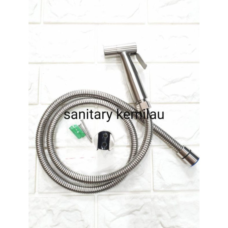 Jet Shower Toilet Kamar Mandi Stainles Sus 304 - Shower Cebok Stainles - Shower Bidet