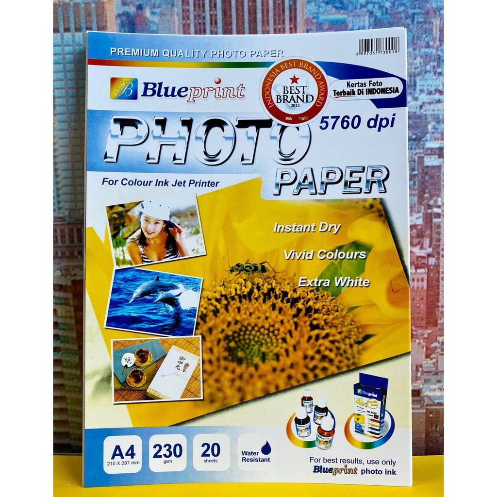 

Kertas Foto A4 Blueprint 20 Sheets