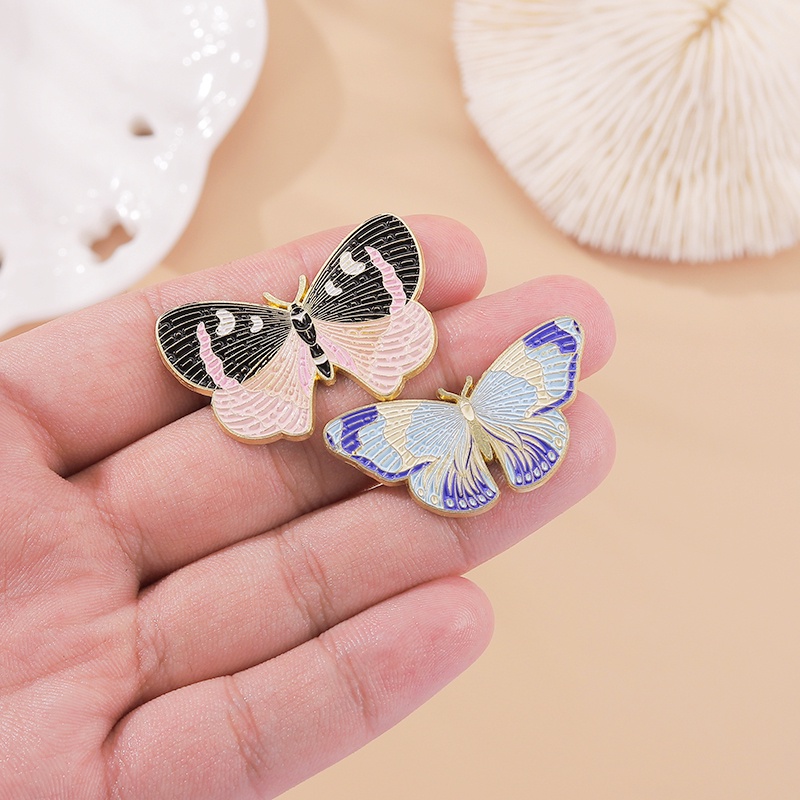 Bros Pin Model Butterfly Warna-Warni Untuk Hadiah Teman