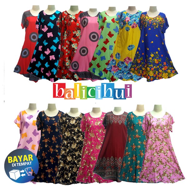 DASTER PAYUNG BALI DASTER Wanita Jumbo Fit to XL DASTER BALI DRESS PAYUNG BALI Buy 3 Free 2