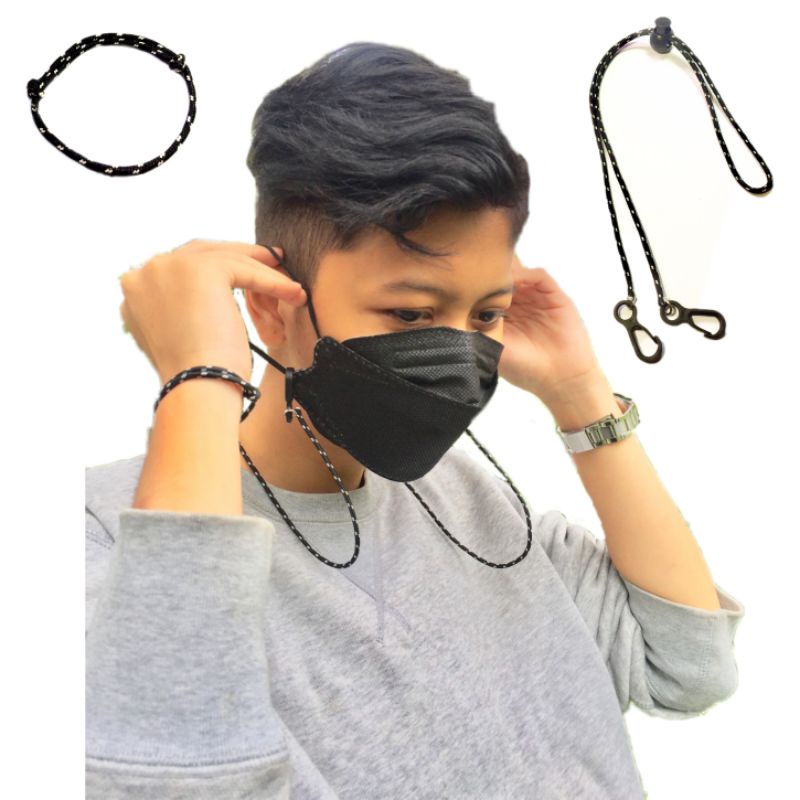 FORLOSLOVE - Strap masker ( FREE+GELANG ) // Kalung masker // Tali Masker Keren cowok cewek