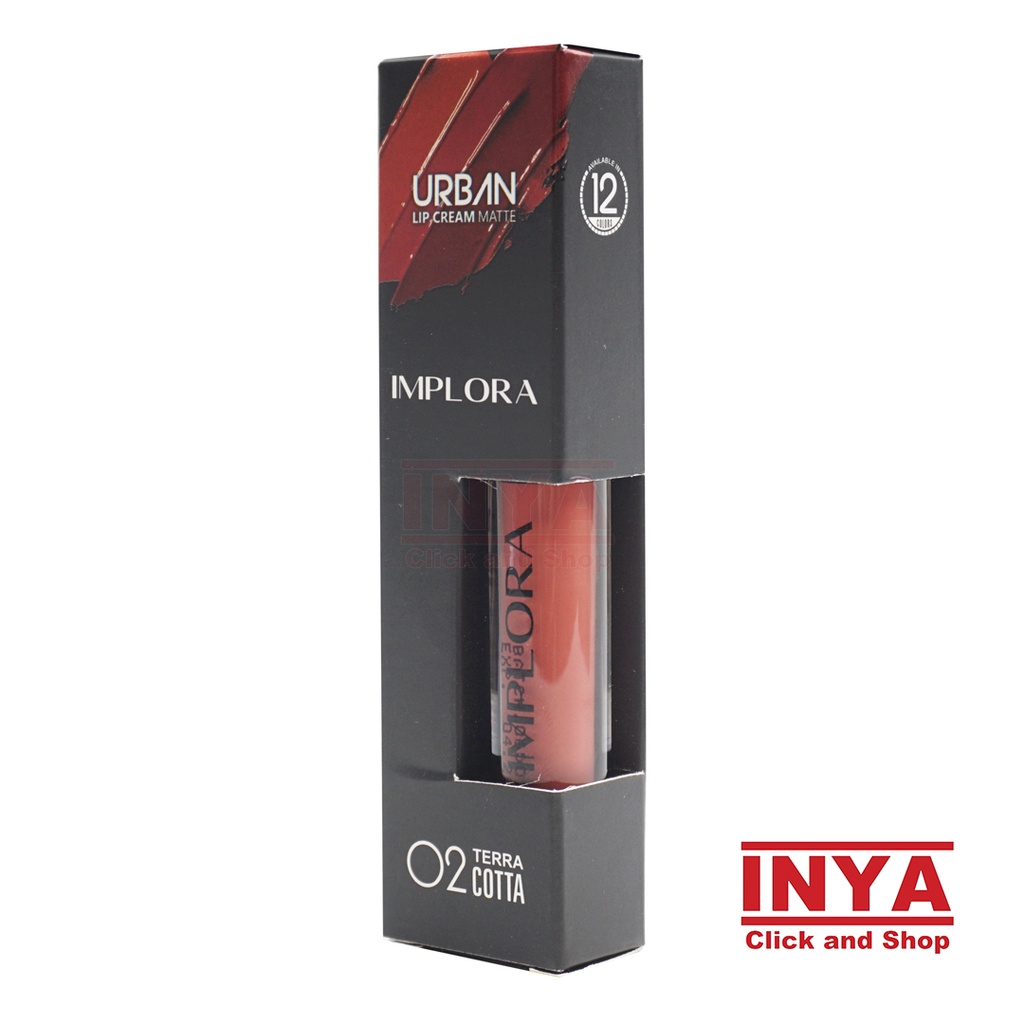 IMPLORA URBAN LIP CREAM MATTE 02 TERRA COTTA 2.9gr