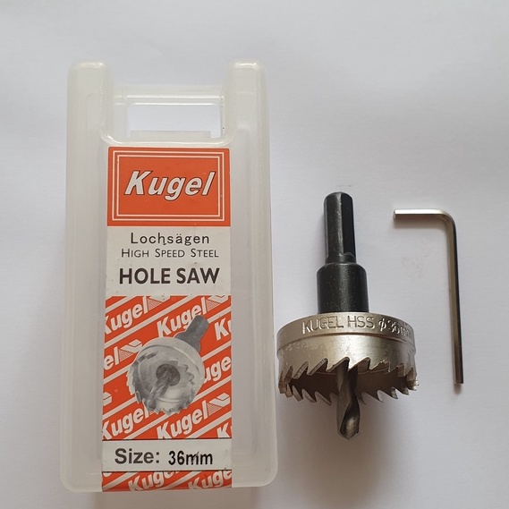 KUGEL Hole saw HSS 36 mm - Mata Bor Besi 36 mm Original