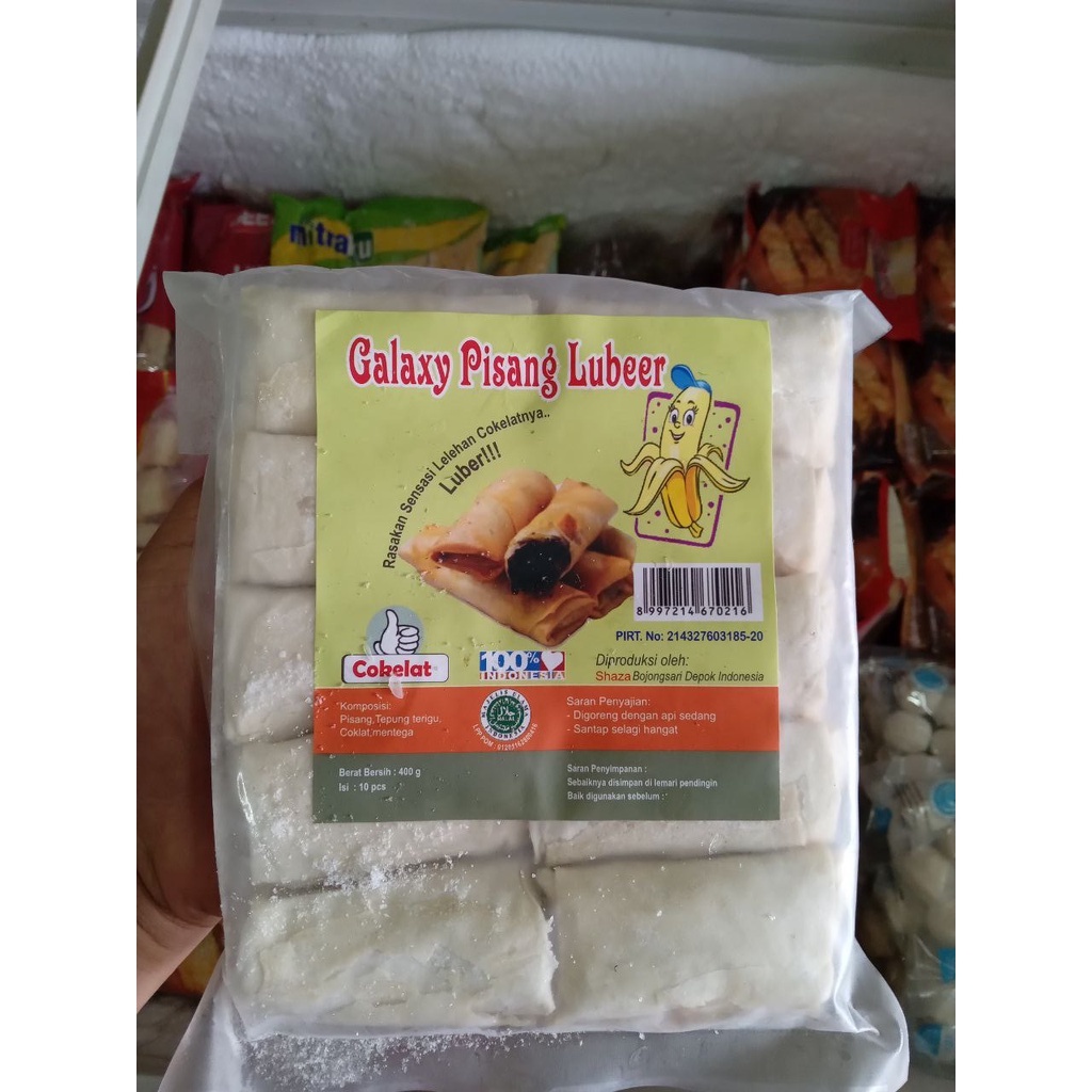 

PISCOK PISANG LUBER LUMER COKLAT - FROZEN FOOD PURWAKARTA