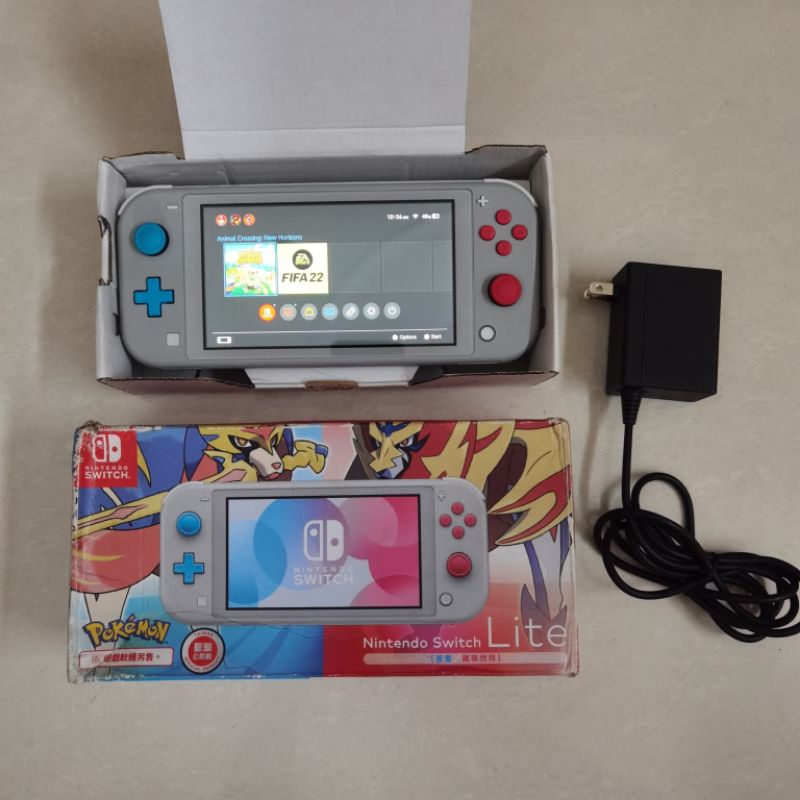 Nintendo Switch Lite Pokemon Zacian Zamazenta Fullset ISI GAMES