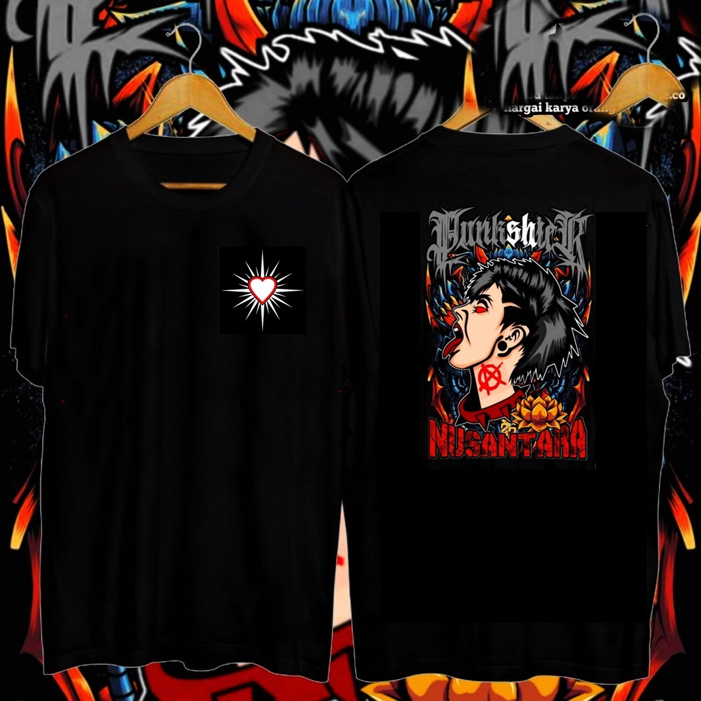 Kaos Punkshter PSHT"" PUNK SH NUSANTARA ""distro original PremiuM