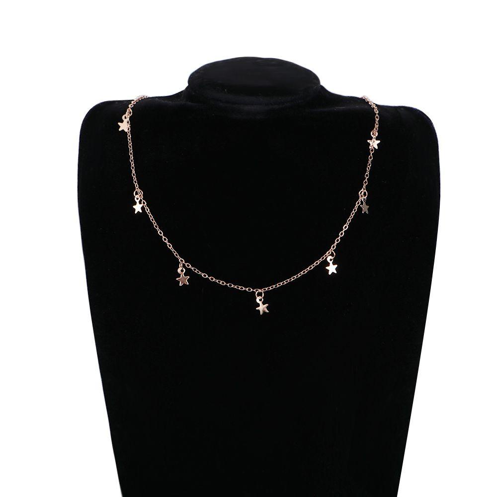 Lily Star Rantai Perhiasan Fashion Geometris Wanita Chocker