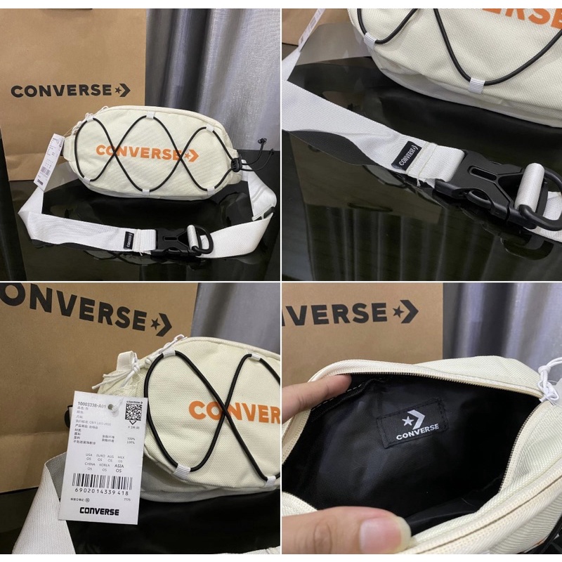 Converse Swap Out Waist Bag / Swapout Waistbag full tag With Paperbag / Tas Selempang Pria Wanite Unisex Converse