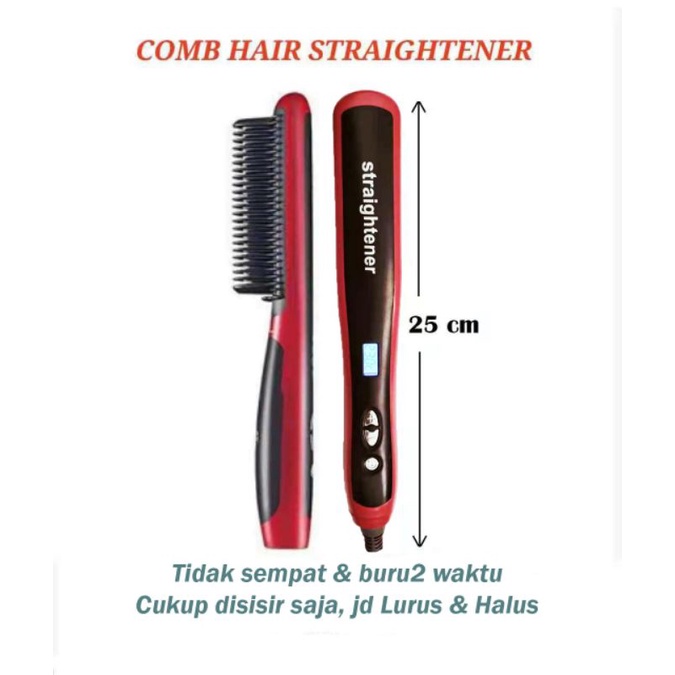 CATOKAN RAMBUT SISIR ASL908A WITH LCD DISPLAY/Pelurus Rambut Baru