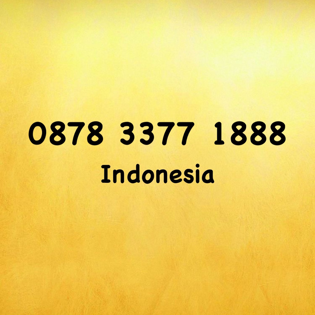 Nomor Cantik XL Bebas Triple A - 888 - 0878 3377 1888