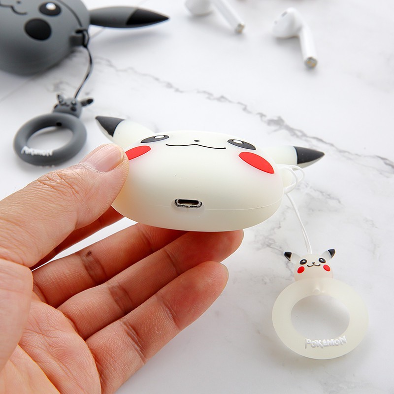 Case Pelindung Motif Kartun Untuk Airpods 1 / 2 I12 Headset