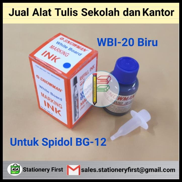 

Vanila | Tinta Isi Refill Spidol Snowman White Board Papan Tulis Wbi-20 Grosir