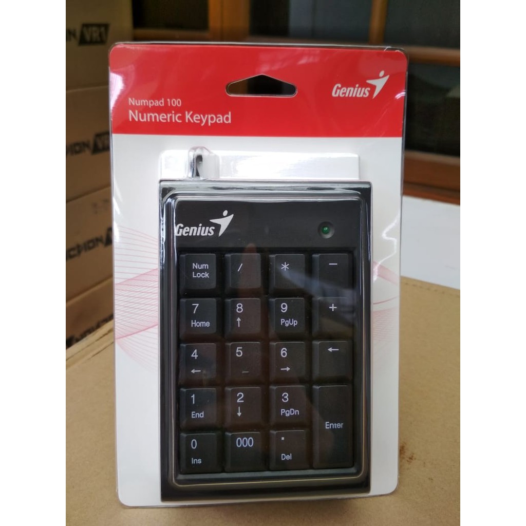 Keyboard Numeric GENIUS Numpad 100 Keyboard Portable Kabel 115cm