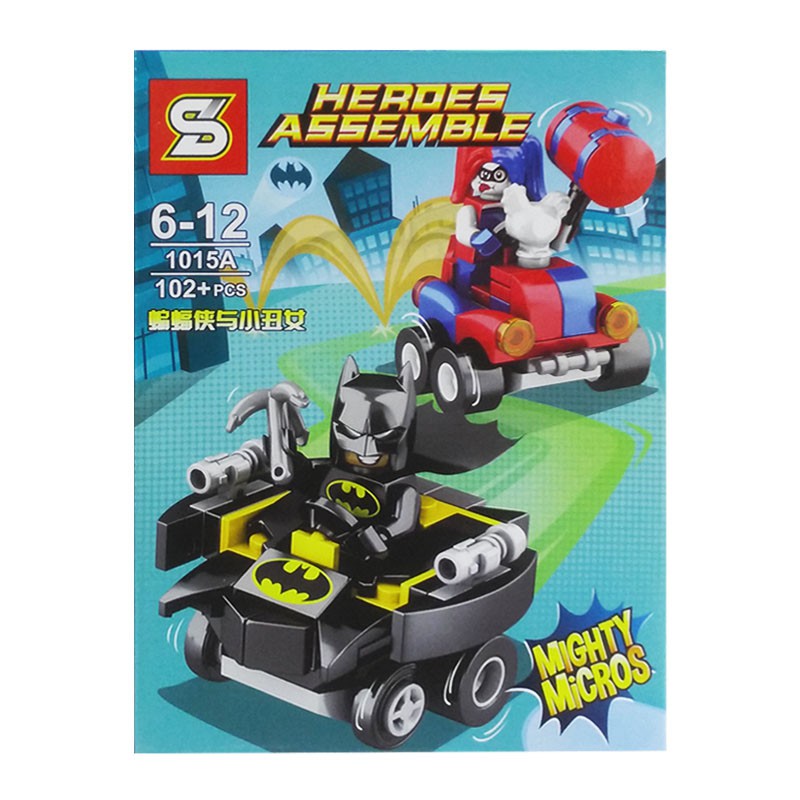 Lego (SY) Heroes Assemble (1015A) Mighty Micros Batman vs Harley Quinn