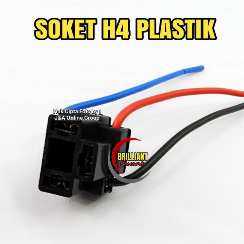 Soket Lampu Mobil - H3 / H4 / H7 / H8 / H9 / H11 / H16 / Hb3 / Hb4 / H27 - Harga pcs