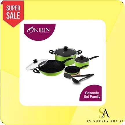 Kirin Sasando Family Set Frypan Wajan Teflon