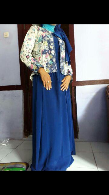 Sarimbit Batik Aziza Gentong Batik Couple Family Gamis Batik Anak Seragam Keluarga Batik