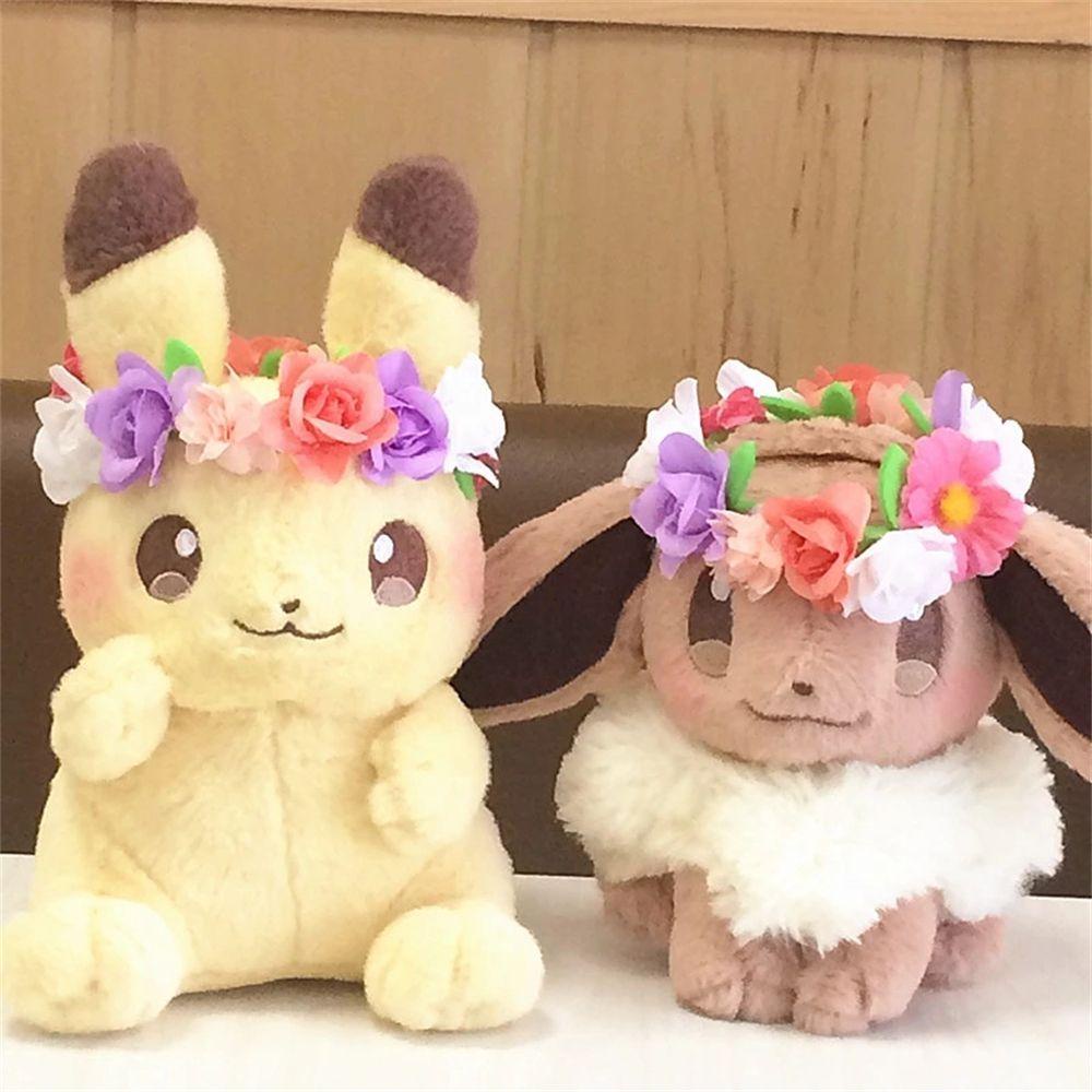 Needway Pokemon Mainan Mewah Koleksi Hadiah Natal Pikachu Mainan Kartun Anime Jepang Paskah Eevee Boneka Mainan