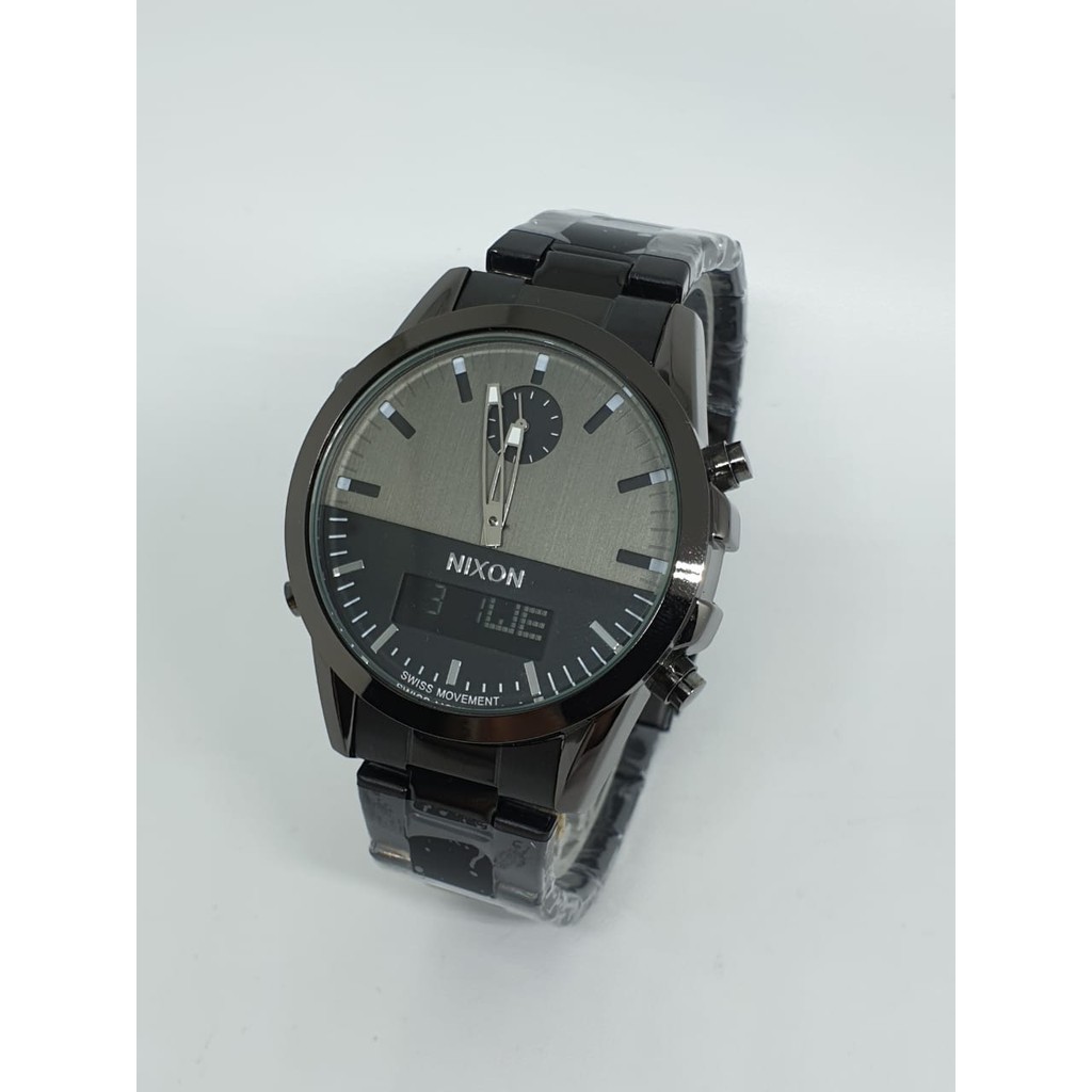 JAM TANGAN PRIA FASHION NIXON / DUALTIME RANTAI
