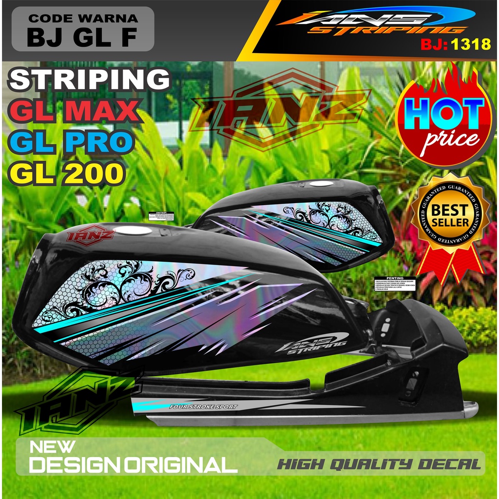 STIKER STRIPING GL 2000 HOLOGRAM / STRIPING GL PRO MAX VARIASI HOLOGRAM / STRIPING GL