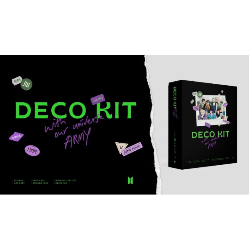 [READY STOCK] BTS DECO KIT SEALED FULLSET OFFICIAL