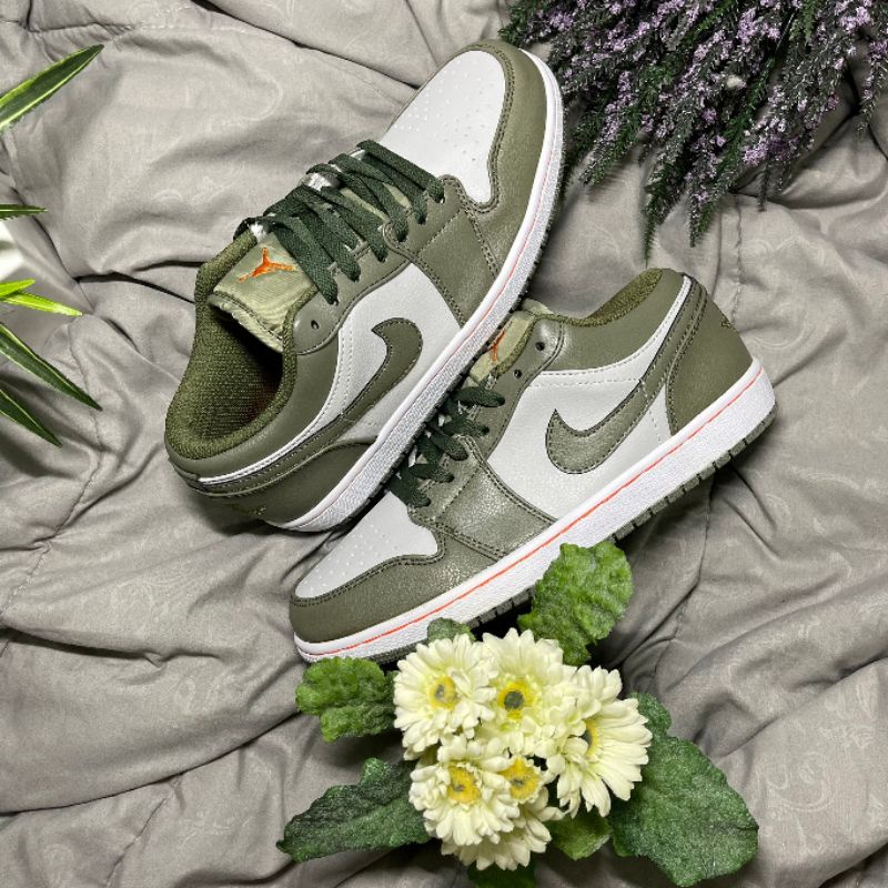 NIKE AIR JORDAN 1 LOW MILLIATURE GREEN