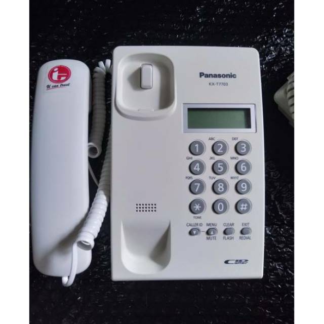 pesawat PANASONIC caller ID KX-T7703 seken+Kabel 5 meter