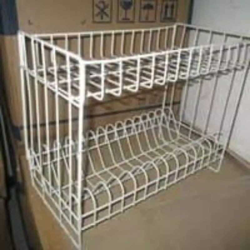 Rak piring besi 2 susun/Rpk