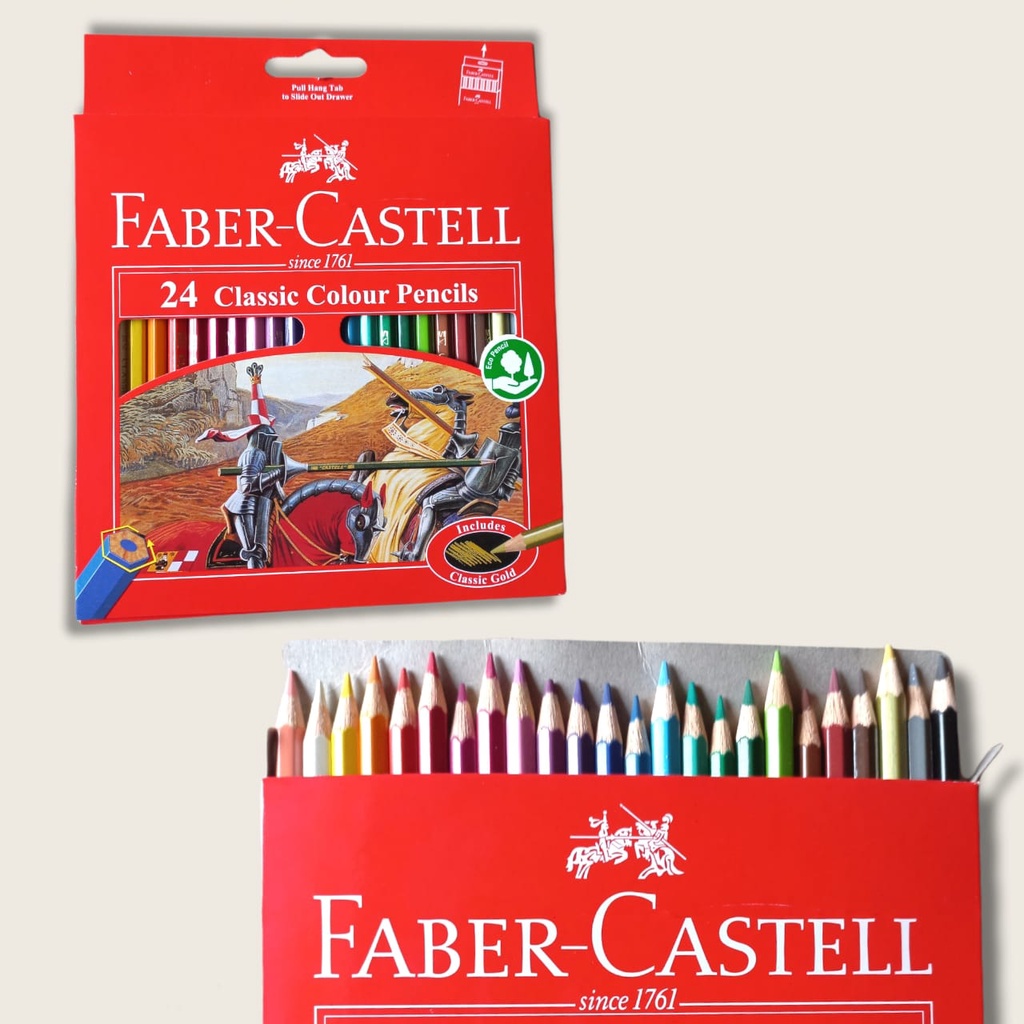 

Pensil Warna Classic colour Faber Castell 24