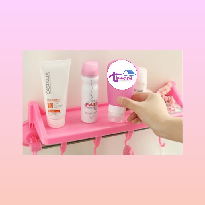 RAK DINDING TEMPEL TANPA PAKU