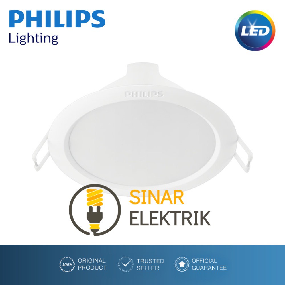 Philips LED Downlight Eridani G2 10W Putih Kuning - Bohlam Lampu Plafon DL190B 10Watt 10 W Garansi