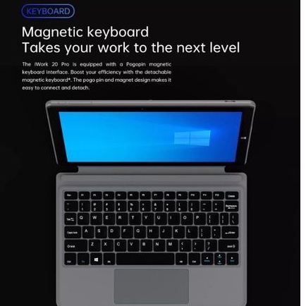 Alldocube iWork20 Pro  2in1 TabletPC 10.5&quot; FHD 8/128GB SSD + Docking Keyboard Magnetic Windows 11