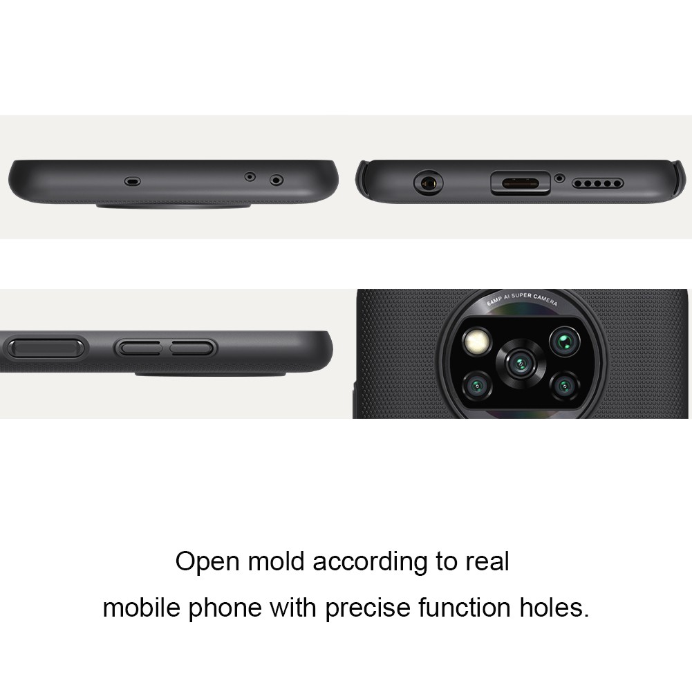 Hard Case Xiaomi Poco X3 NFC Nillkin Frosted Shield Casing Original