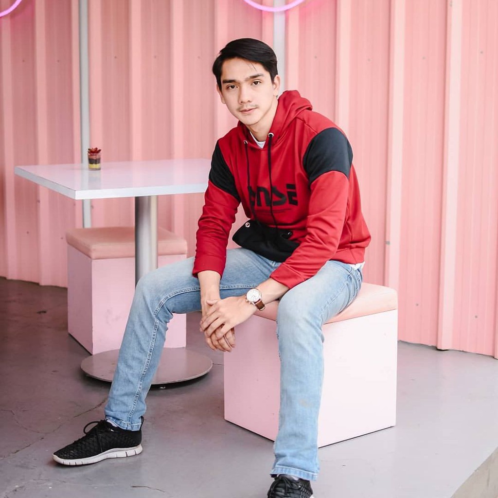 Sense Hoodie cewek Jaket wanita-Merah / Red