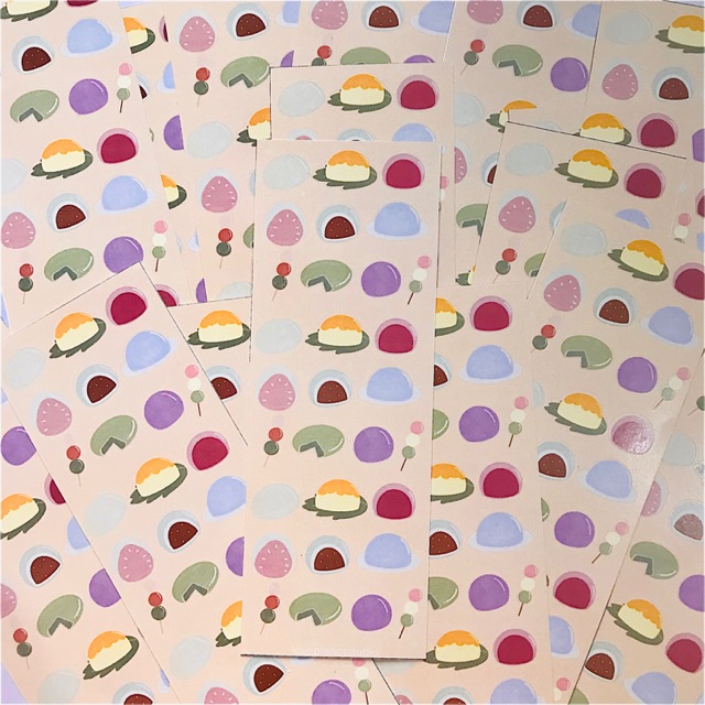 

Mochi series stickers