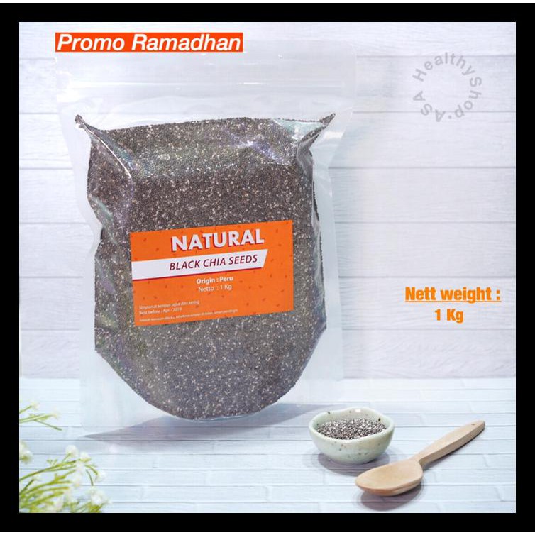 

Black Chia Seeds 1 Kg Limited Edition