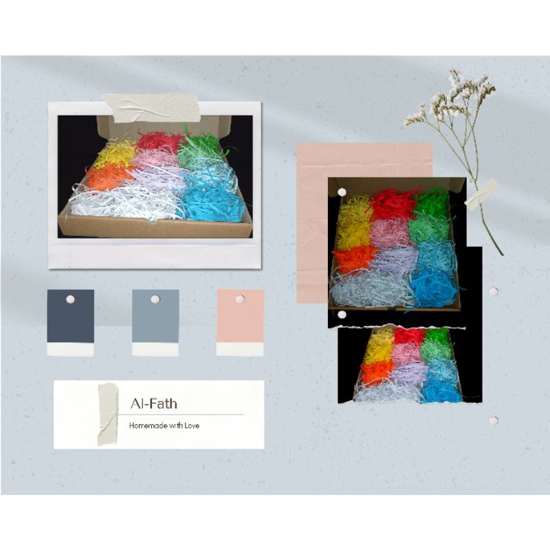 

Shredder paper/kertas cacah/kertas potong/kertas serut 20GRAM
