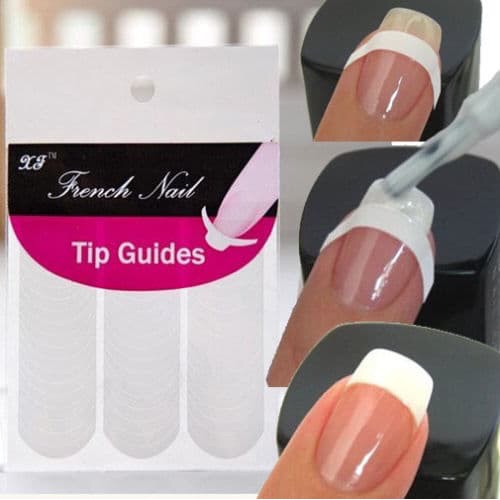 FRENCH TIP GUIDE FRENCH MANICURE / STIKER PANDUAN FRENCH MANICURE NAIL ART FRENCH NAIL